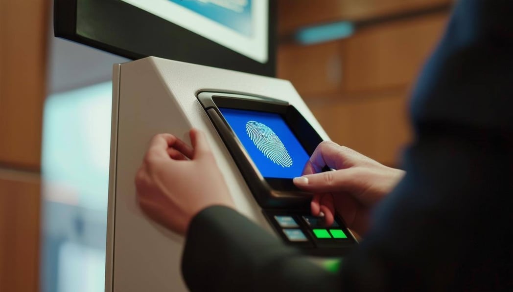 Can biometrics be used for clocking in?