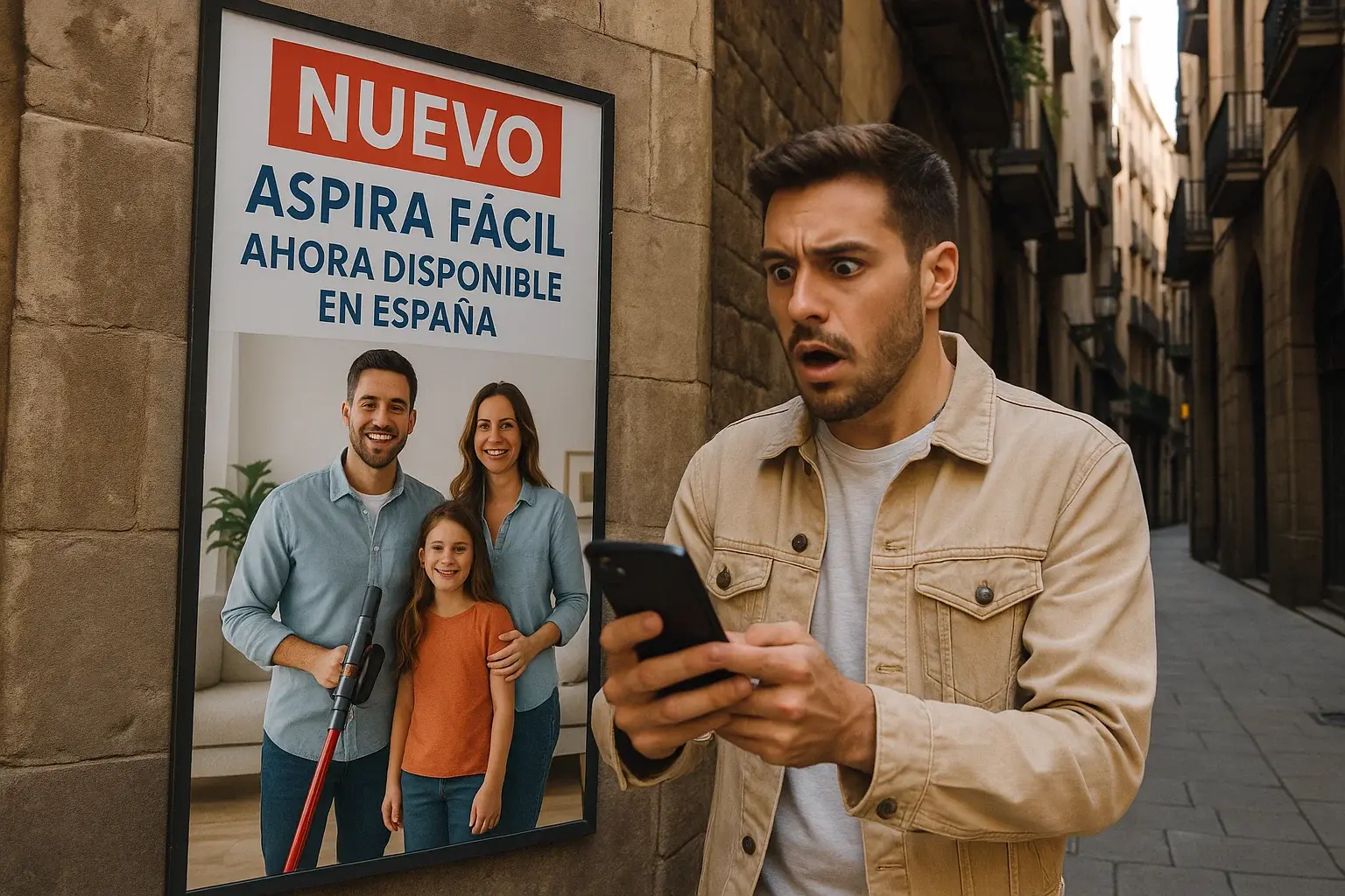 creador de contenido sorprendido